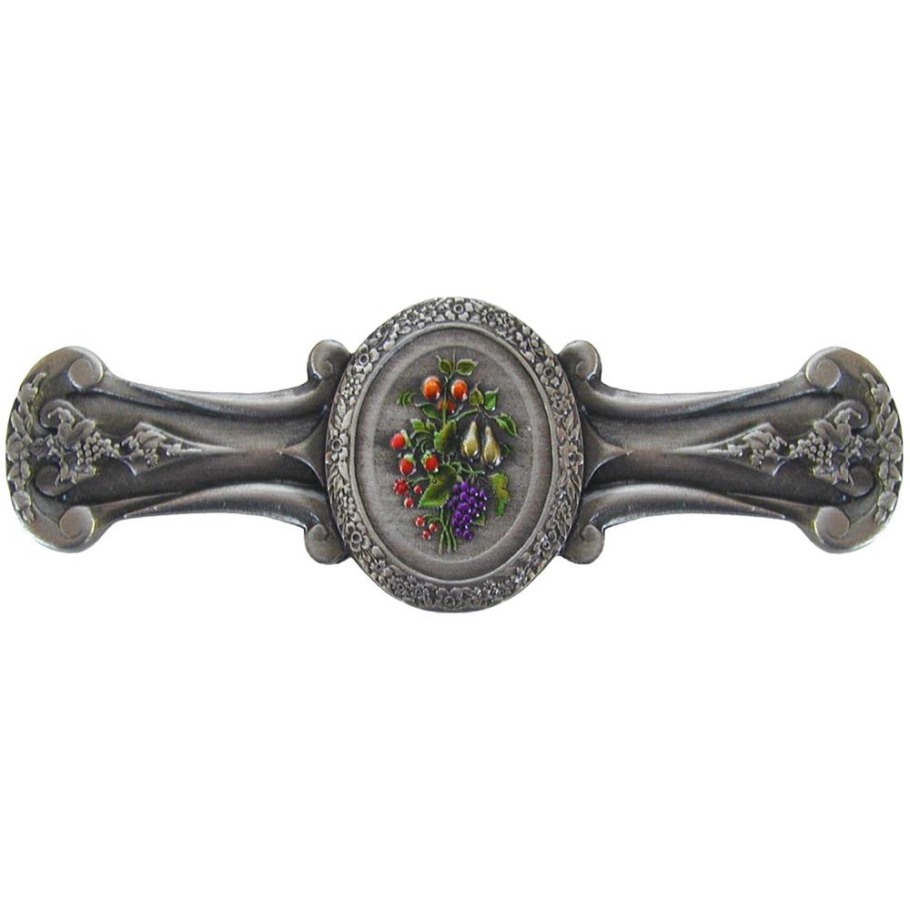 Notting Hill NHP-613-PHT Fruit Bouquet Pull Hand-tinted Antique Pewter